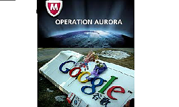 "Ciberataque de Operación Aurora a Google China y otras compañías"