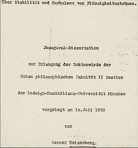 Dissertation: "On the Stability of Turbulence of Fluid Flow" submitted
