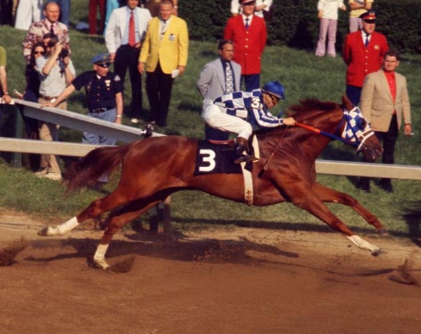 Secretariat wins the Triple Crown