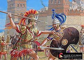 Menelaus battles Paris for revenge