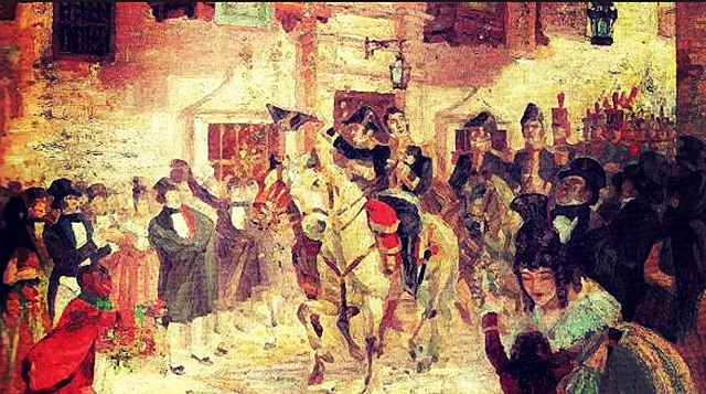 Ingreso de San Martin a Lima