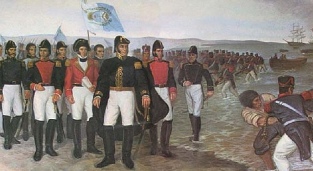 Desembarco de San Martin de Paracas