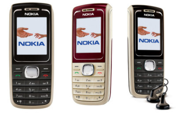 Nokia graphics-based menu interface for customers