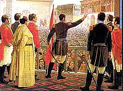 Ingreso de San Martin a Lima