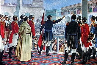 Proclamacion de la Independencia