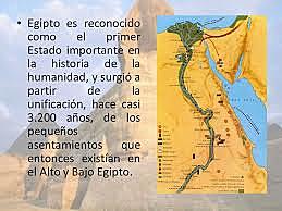 Unificación del Bajo y el Alto egipto