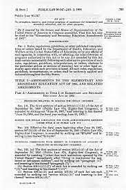 Bilingual YES / The Bilingual Act of 1968 (P.L. 90-247) under Title VII of ESEA