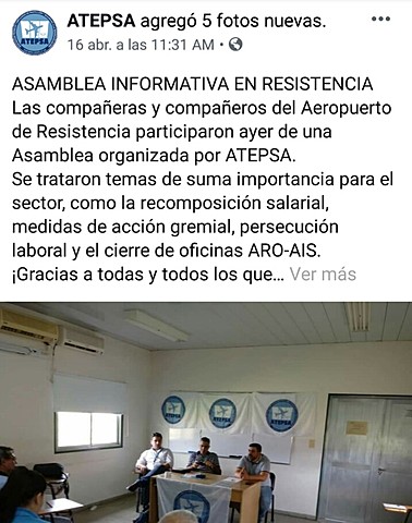 Se realizan ASAMBLEAS en TODO EL PAIS