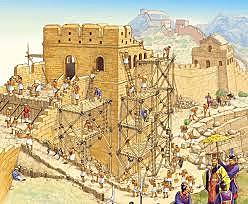 Construcción de la muralla china