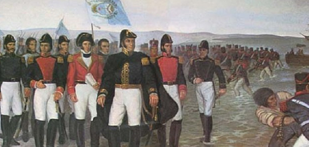 Desembarco de San Martin de Paracas