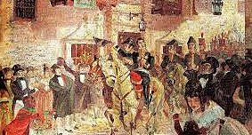 Ingreso de San Martin a Lima