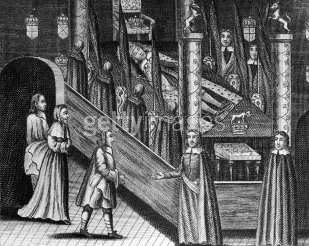 The death of the protector Oliver Cromwell