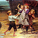 Elsley arthur john the days catch 1902 oil on canvas niños jugando
