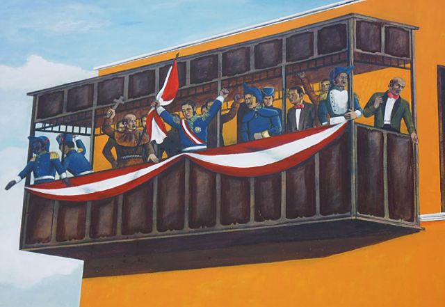 Establecimiento de Cuartel en Huaura