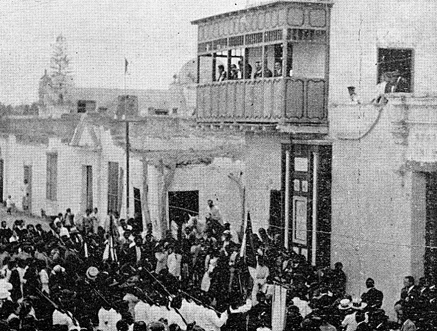 Establecimiento de Cuartel en Huaura