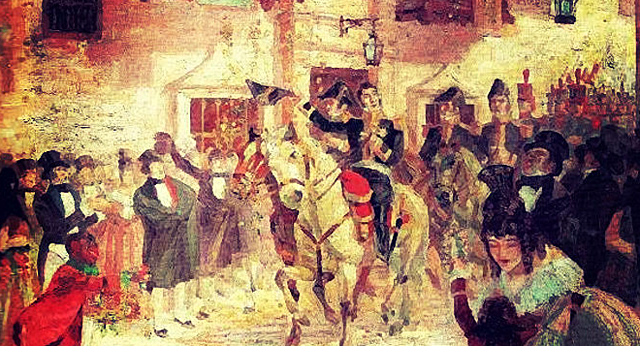 Ingreso de San Martín a Lima