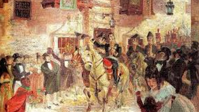 Ingreso de San Martin a Lima