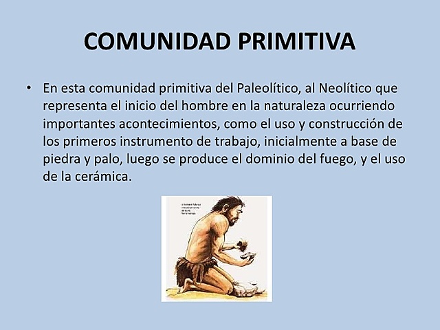 COMUNIDAD PRIMITIVA