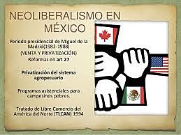 Período neoliberal 1982