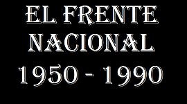Timeline: El frente nacional de Colombia tras el frente nacional