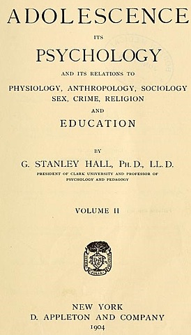 Stanley Hall.Primeras teorías sobre la adolescencia