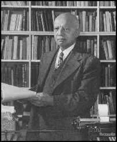 Carter G. Woodson was born 1875
