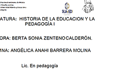 Timeline: Procesos históricos y educativos
