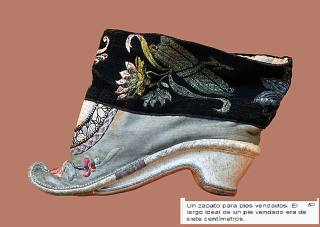 DINASTÍA SONG "PIES DE LOTO"Nanjing, CHINA EDAD ANTIGUA