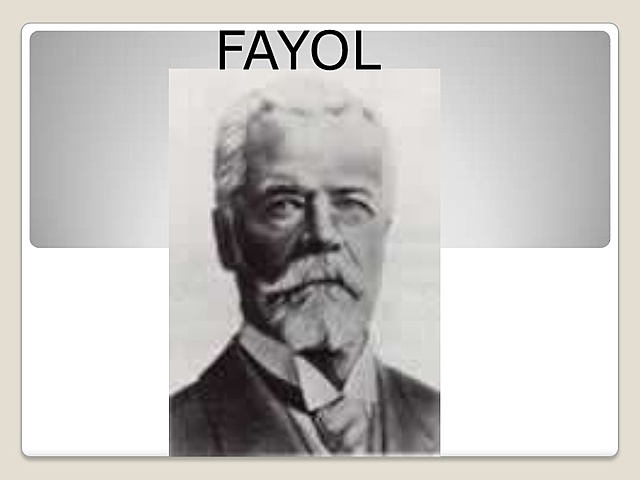 Teoría clásica (Henry Fayol )