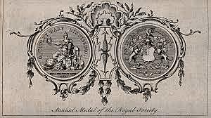 Charles Darwin is awarded the Royal Society's Copley Medal