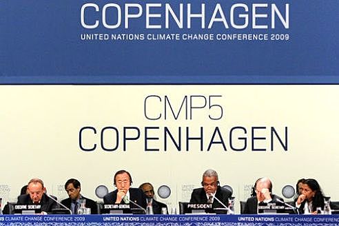 Conferencia de Naciones Unidas sobre El cambio Climático, Copenhague, Dinamarca.