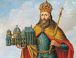 Charlemagne crowned Holy Roman Emperor