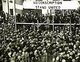 Conscription crisis of World War One
