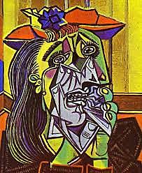 picasso paints the weeping woman