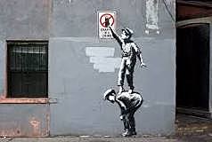 banksy creates the verge