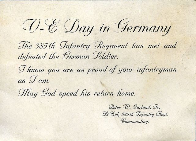 Germany Surrenders