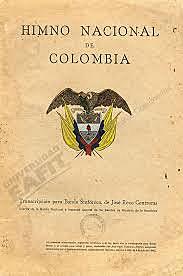 Presentación del Himno nacional de Colombia