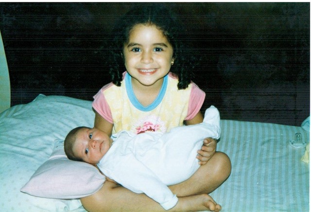 When my sister was born