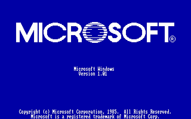 Windows 1.0 (1985)
