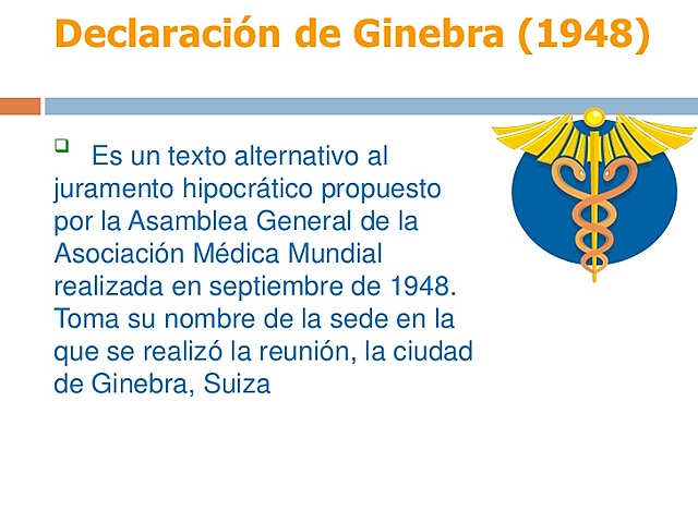 DECLARACIÓN DE GINEBRA