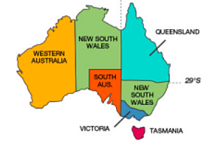 Tasmania and Queensland