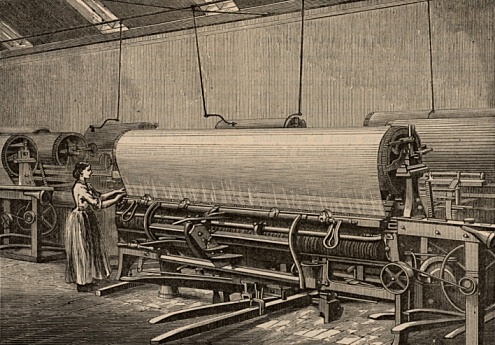 James Kay invents the Flying Shuttle, a simple weaving machine