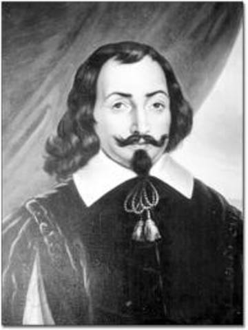 Champlain sailes to Canada