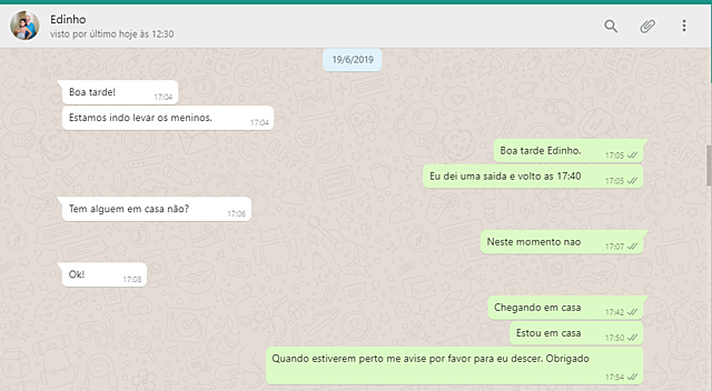 Visita semanal (liminar)