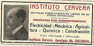 Educación por correspondencia.