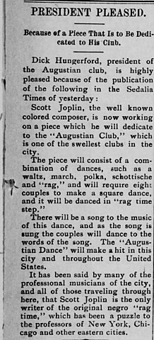 "Augustian Club" dance suite announced