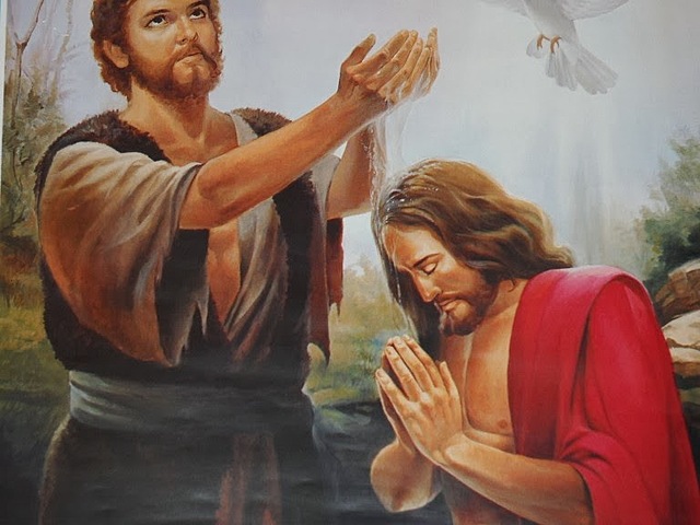 Jesús es bautizado