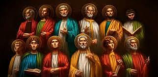 JESÚS RECOPILA LOS DOCE APÓSTOLES