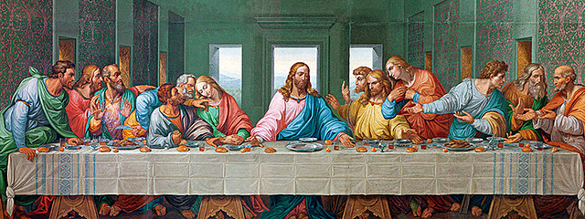 jesus realiza la ultima cena con sus discipilos