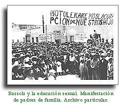 Rechazo del sector católico a la educación sexual.